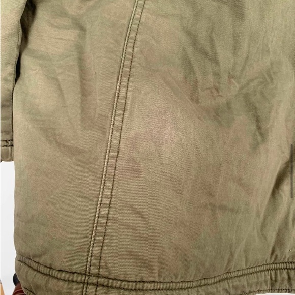 Women's | Hollister | size medium | full length | olive green | coat | jacket ๐ - Picture 9 of 9